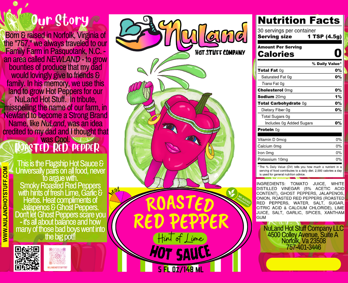 ROASTED RED PEPPER HOT SAUCE