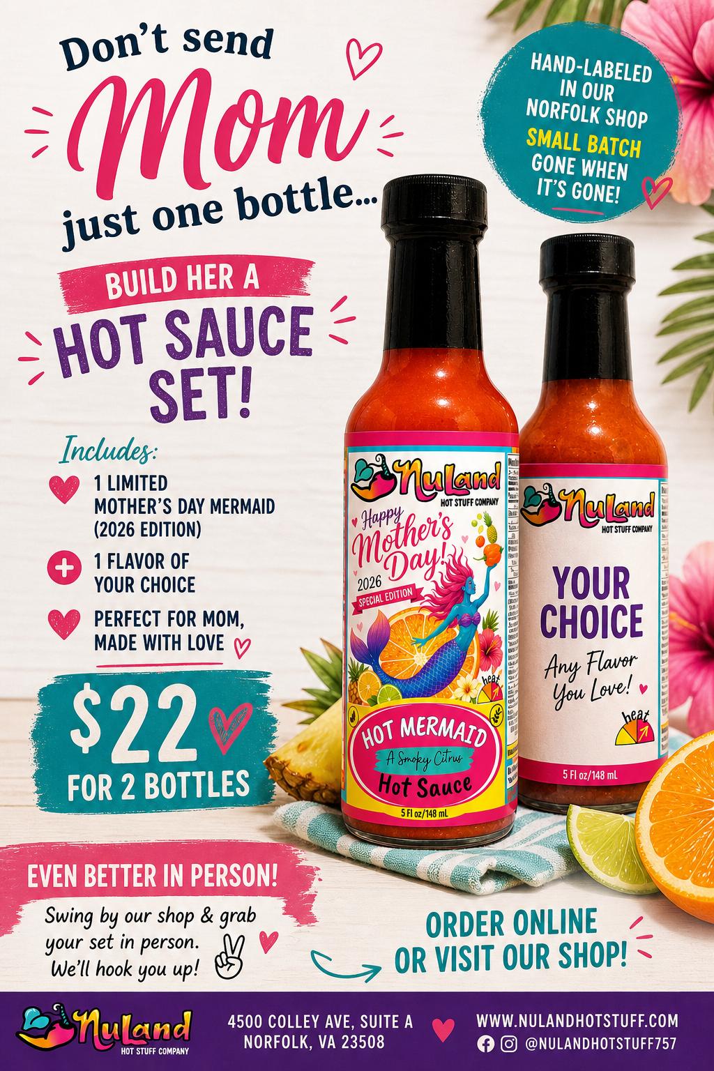 🌊 Mother’s Day Mermaid Set (2 Bottles)