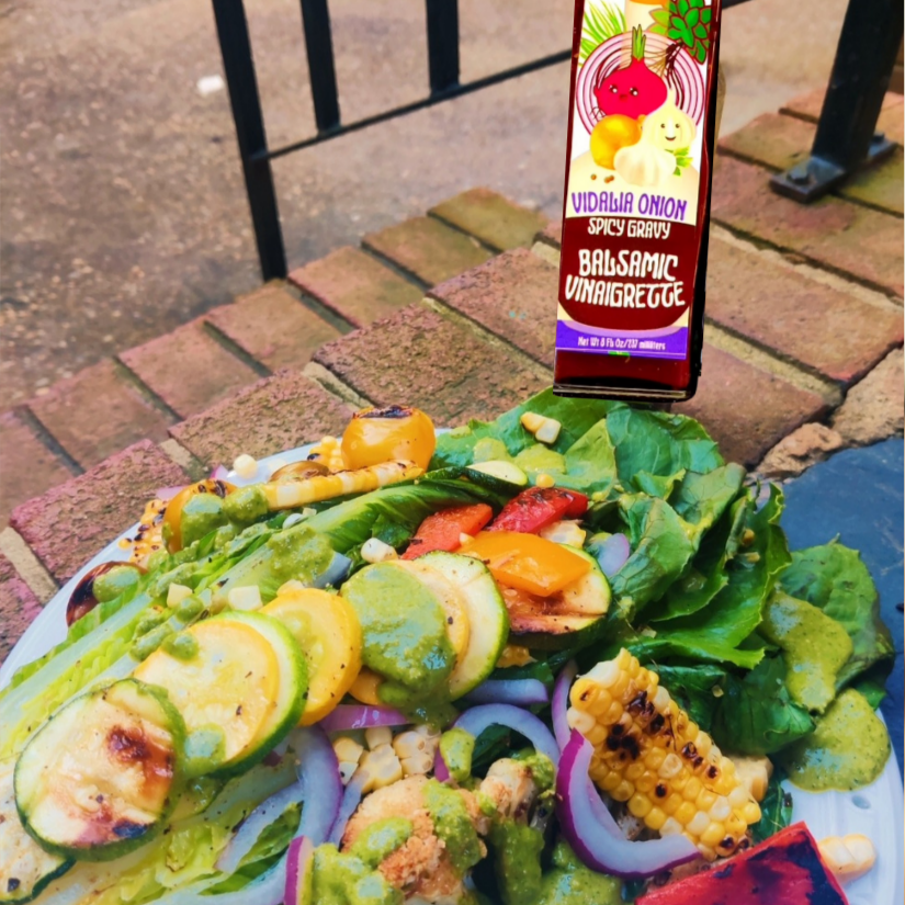 SPICY VINAIGRETTE: VIDALIA ONION-BALSAMIC
