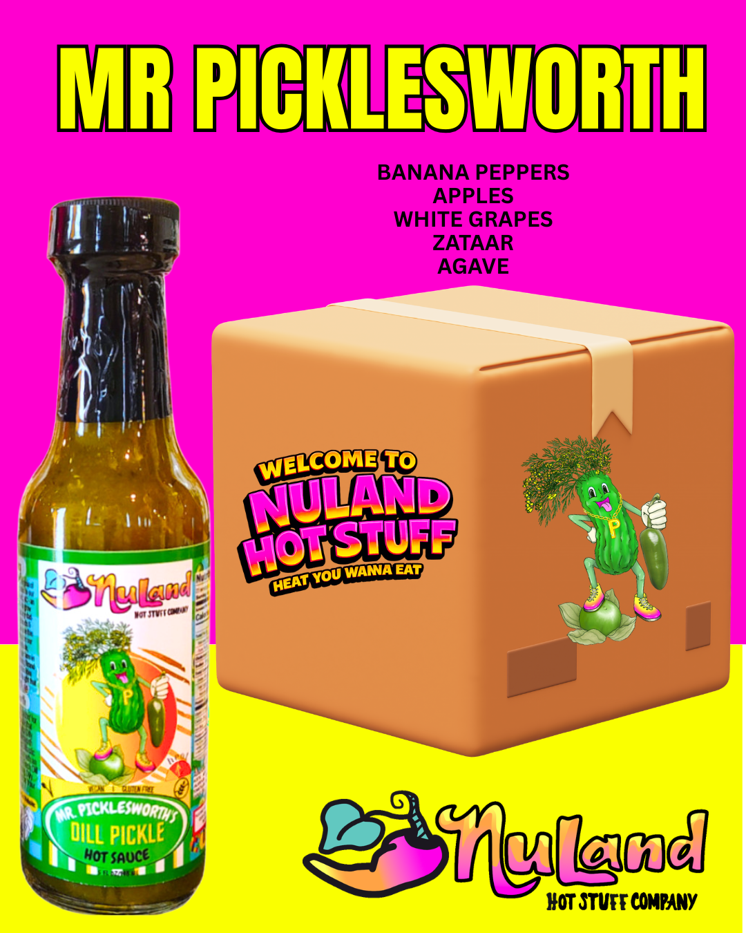 Mr. Picklesworth Dill Pickle — Wholesale Case (12 Bottles)
