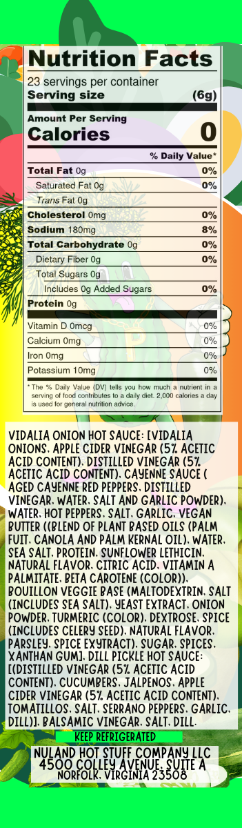 DILL PICKLE-VIDALIA VINAIGRETTE