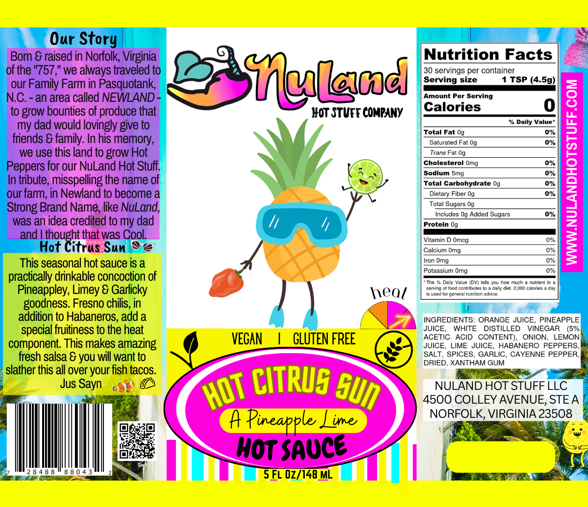 HOT CITRUS SUN HOT SAUCE | NuLand Hot Stuff