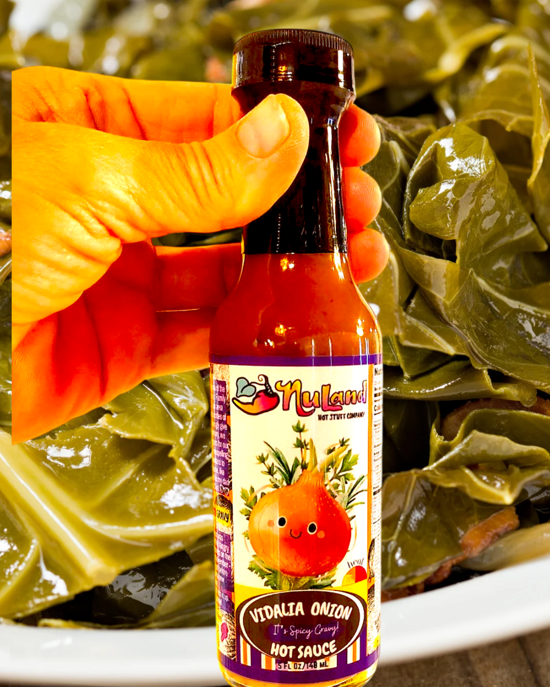 VIDALIA ONIONSPICY GRAVY HOT SAUCE